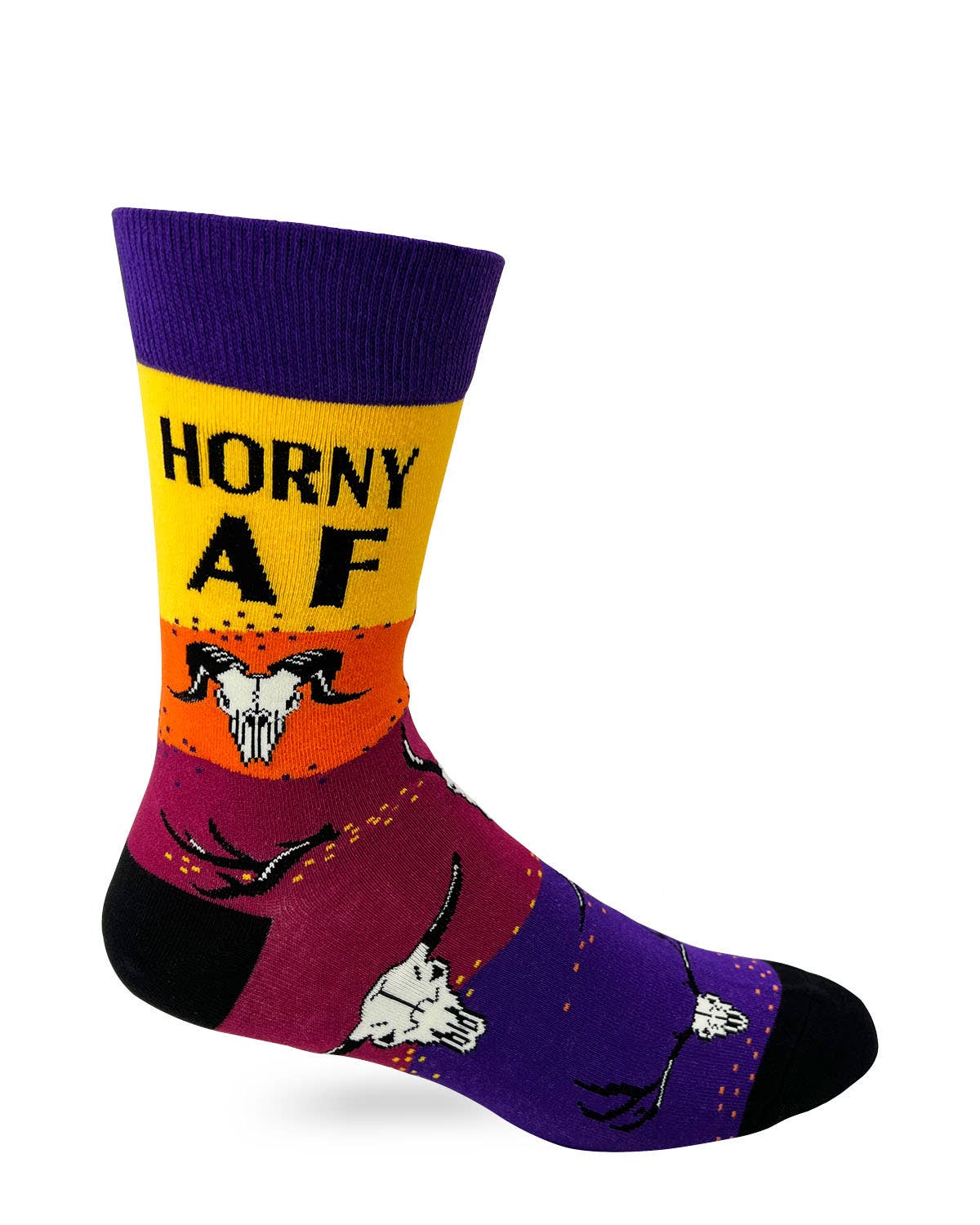 Horny AF Men's Novelty Crew Socks