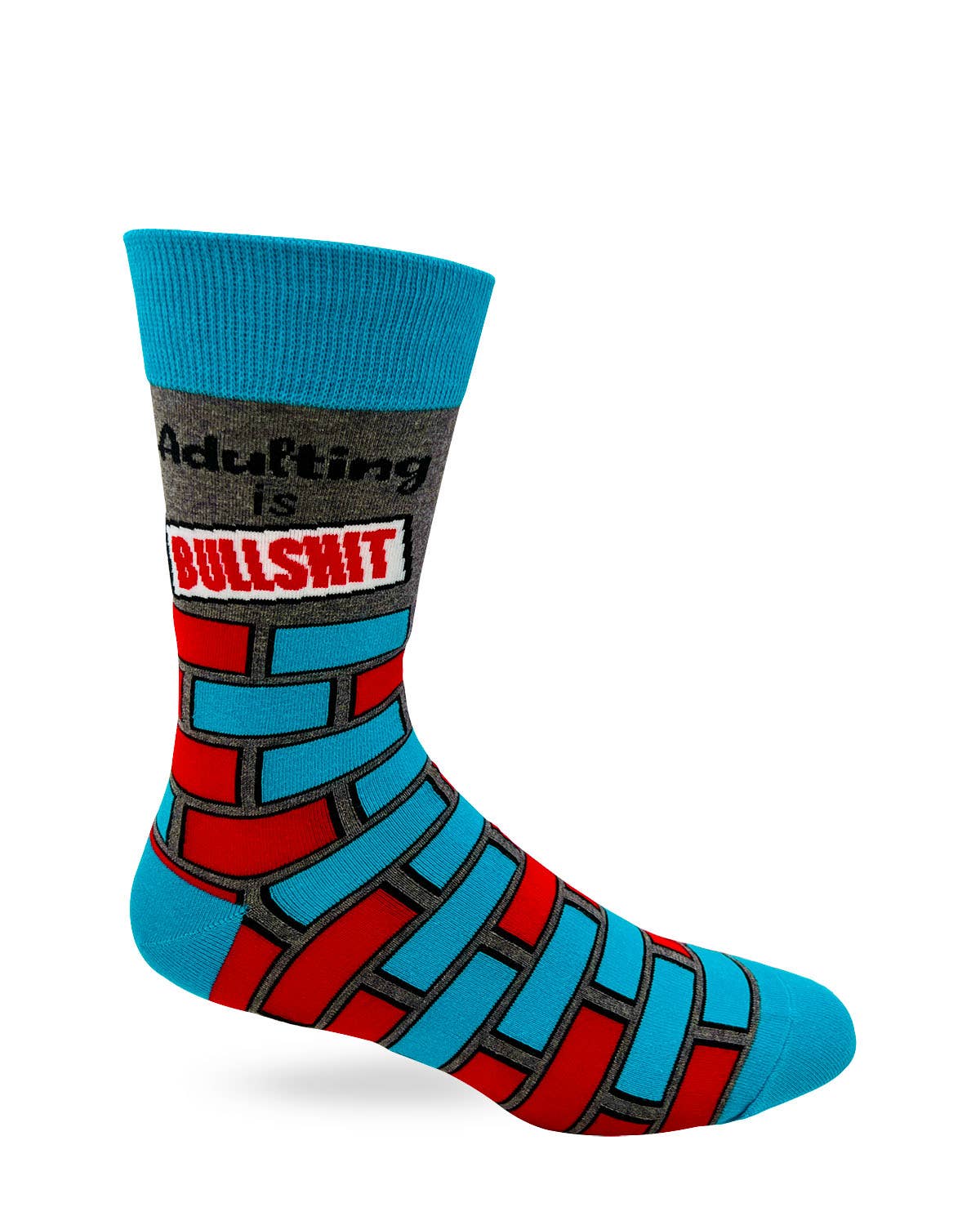 Adulting is Bullshit Men's Novelty Crew Socks