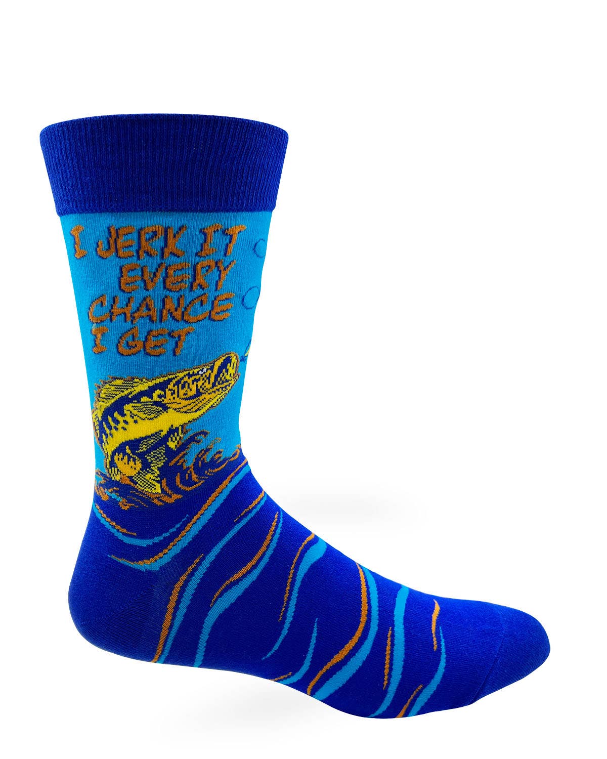 I Jerk It Every Chance I Get Men's Novelty Crew Socks