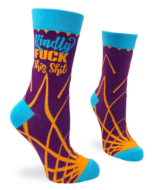 Kindly F**k This Shit Ladies' Crew Socks