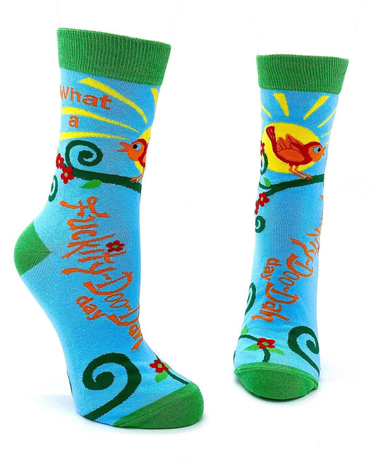 What a Fuckity-Doo-Dah Day Women's Crew Socks