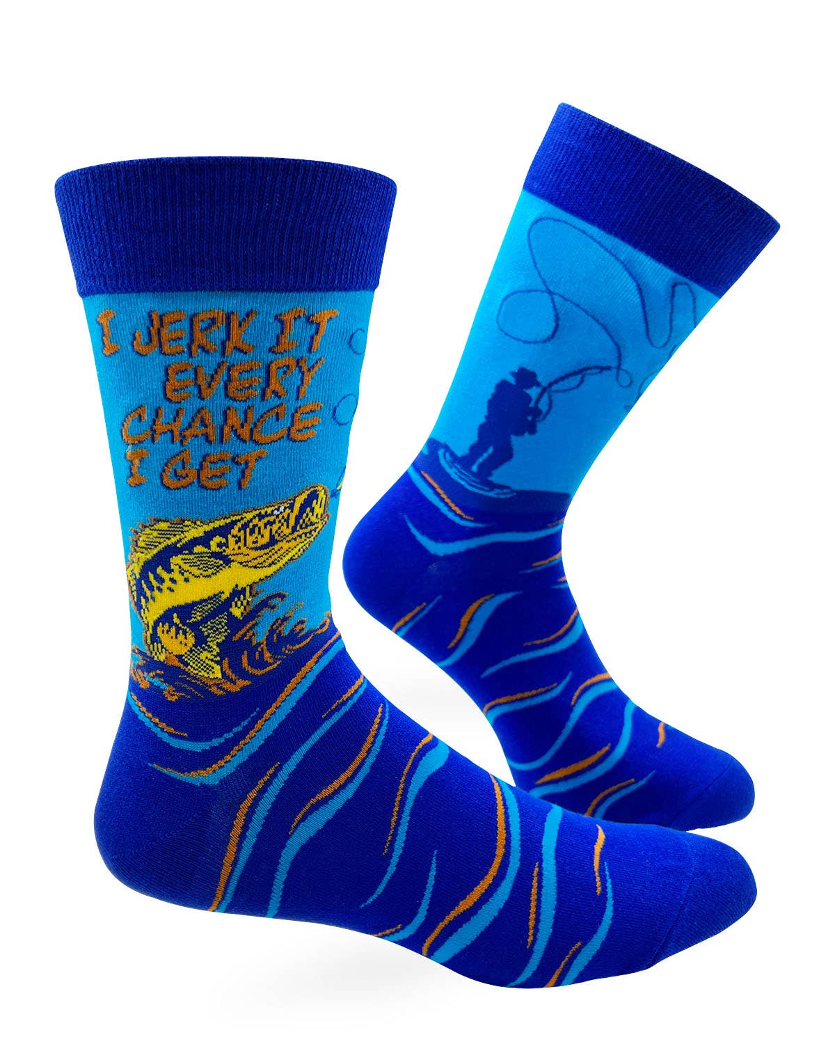 I Jerk It Every Chance I Get Men's Novelty Crew Socks