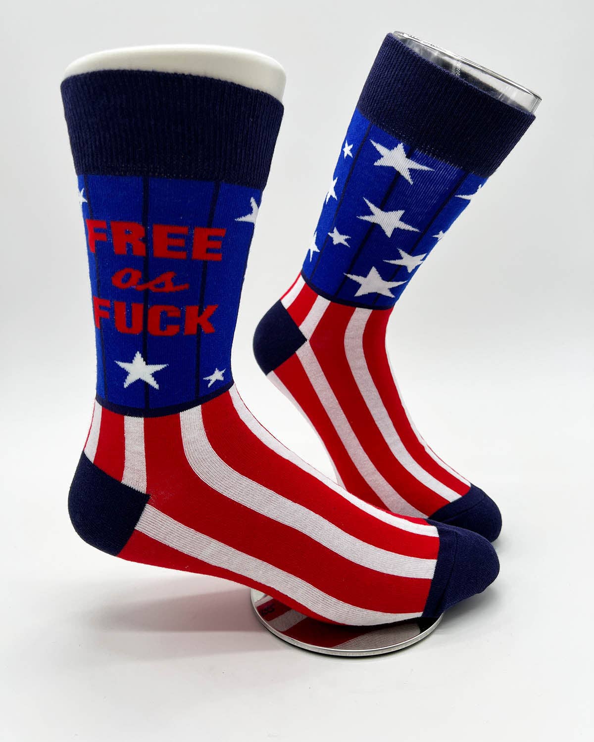 Free As F..k Men's Novelty Crew Socks