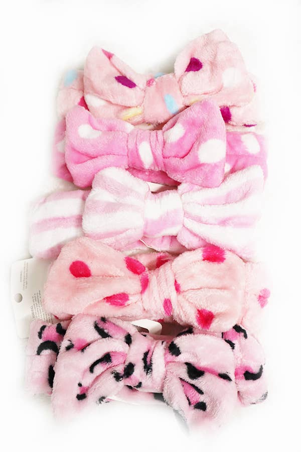 Spa Bow Headband - Assorted Prints