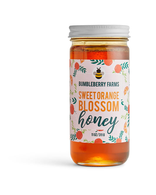 Pure Orange Blossom Honey - 11OZ